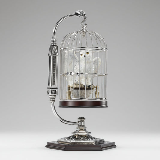 Hedwige miniature en cage Harry Potter – The Noble Collection