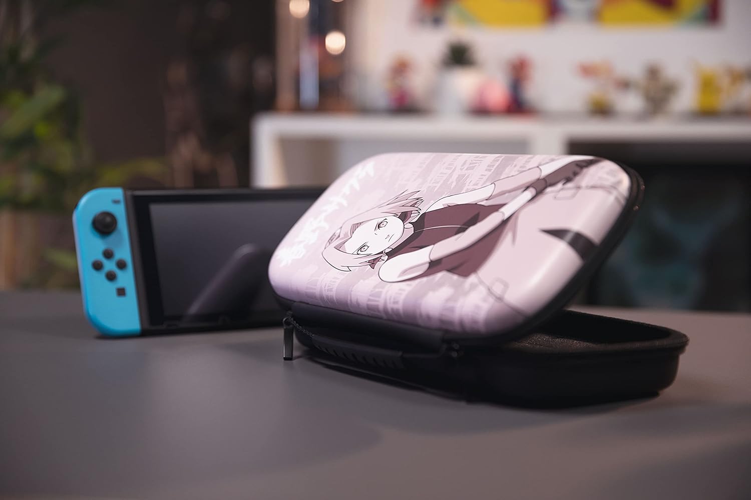 Sac de transport Konix Naruto Sakura | Naruto – pour Nintendo Switch & accessoires