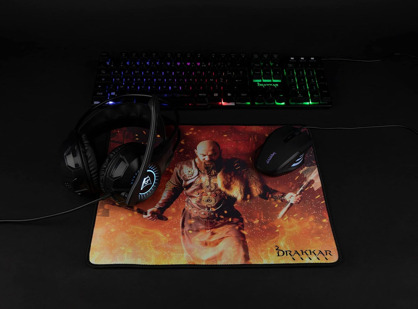 Pack Accessoires Gaming Konix Drakkar Rogue PC