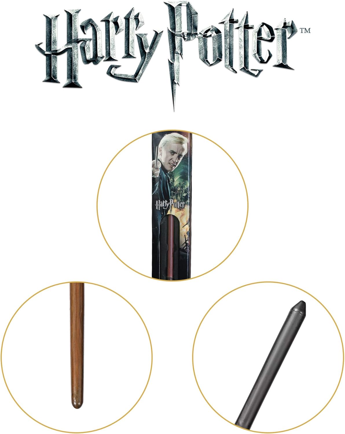 Baguette de Drago Malefoy blister Harry Potter – The Noble Collection