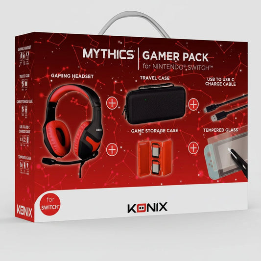 Konix Mythics Pack Accessoires Gaming – Switch, Switch Lite & Switch OLED