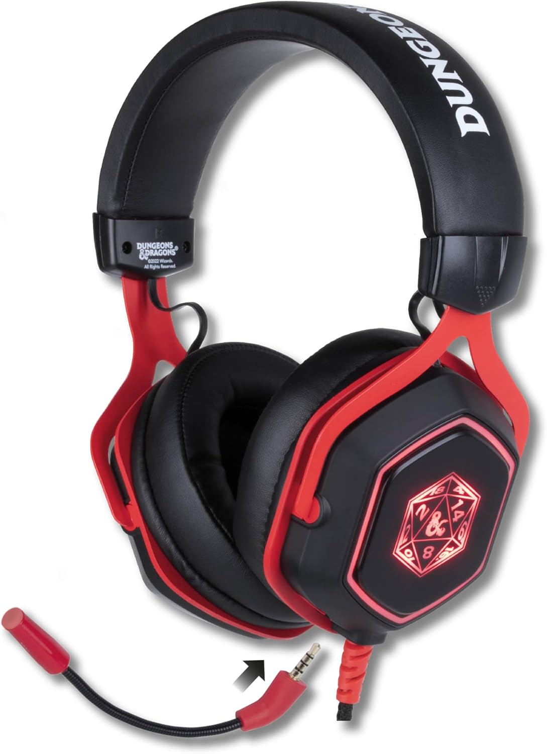 Casque Gaming PC Konix Dungeons & Dragons D20 RGB