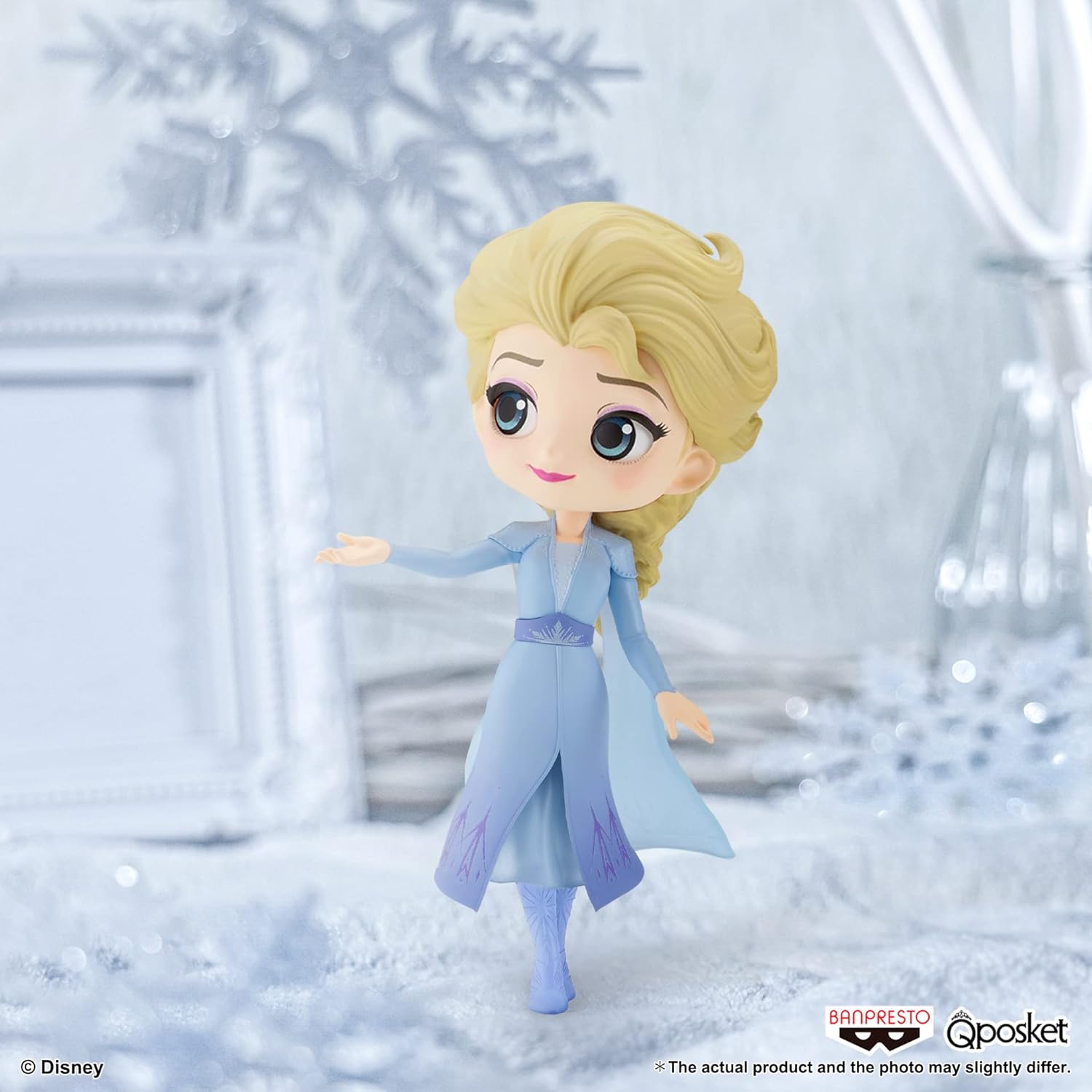 Figurine Banpresto - Elsa Qposket - 14 cm - Disney - Collection