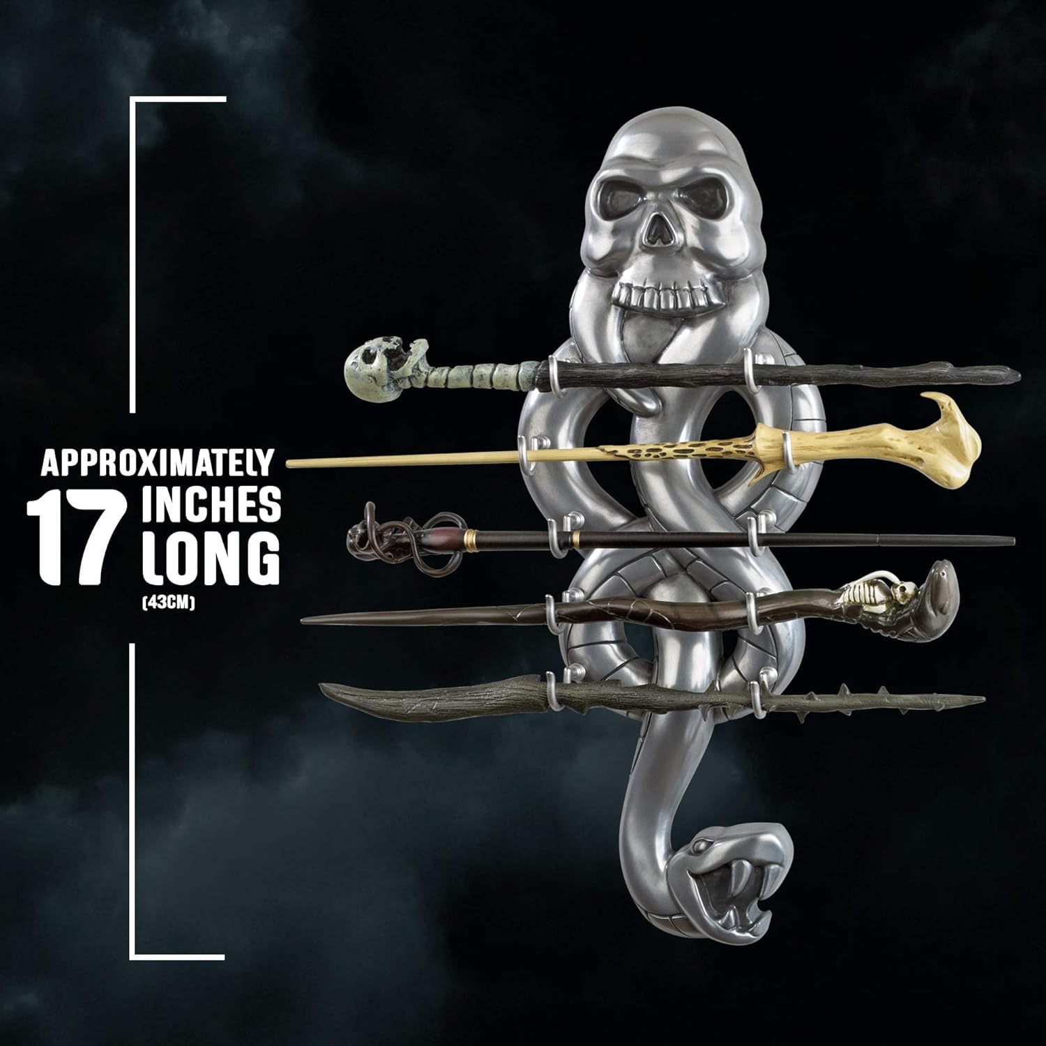 Présentoir 5 baguettes Marque des Ténèbres Harry Potter – The Noble Collection