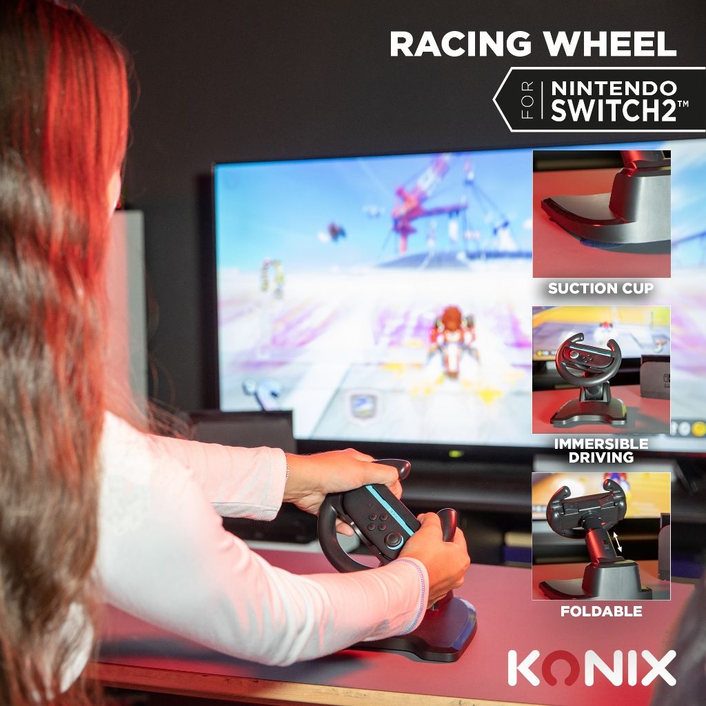 Volant Konix Switch – Racing Wheel pour Nintendo Switch