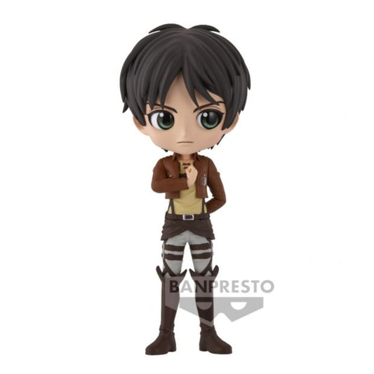 Figurine Banpresto - Eren Yeager Q Posket - 14 cm - Attack on Titan - Collection