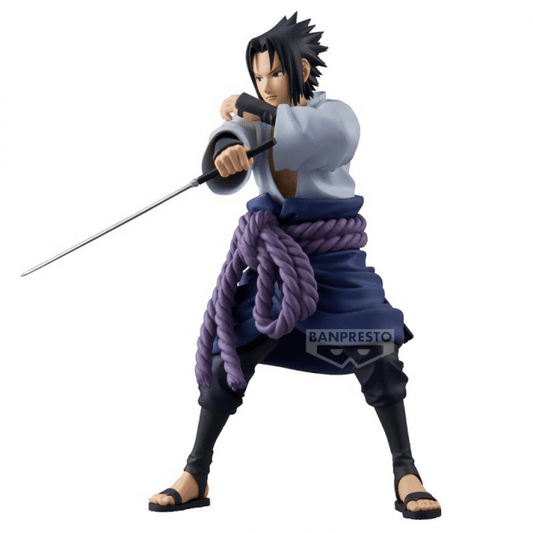 Figurine Banpresto - Uchiwa Sasuke - 24 cm - Naruto - Collection