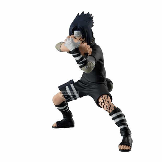 Figurine Banpresto - Uchiwa Sasuke - 14 cm - Naruto - Collection