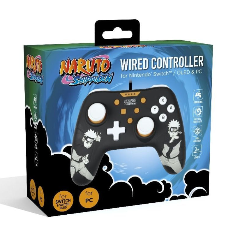 Manette Konix Naruto – Naruto – pour Switch et PC – Noir