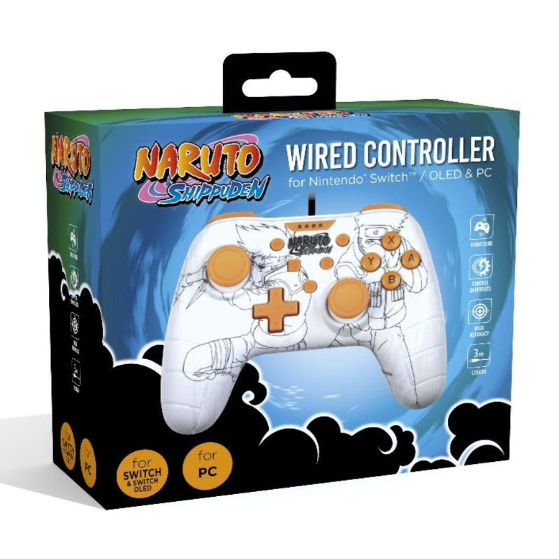 Manette Filaire Konix Naruto Kakashi pour Switch et PC
