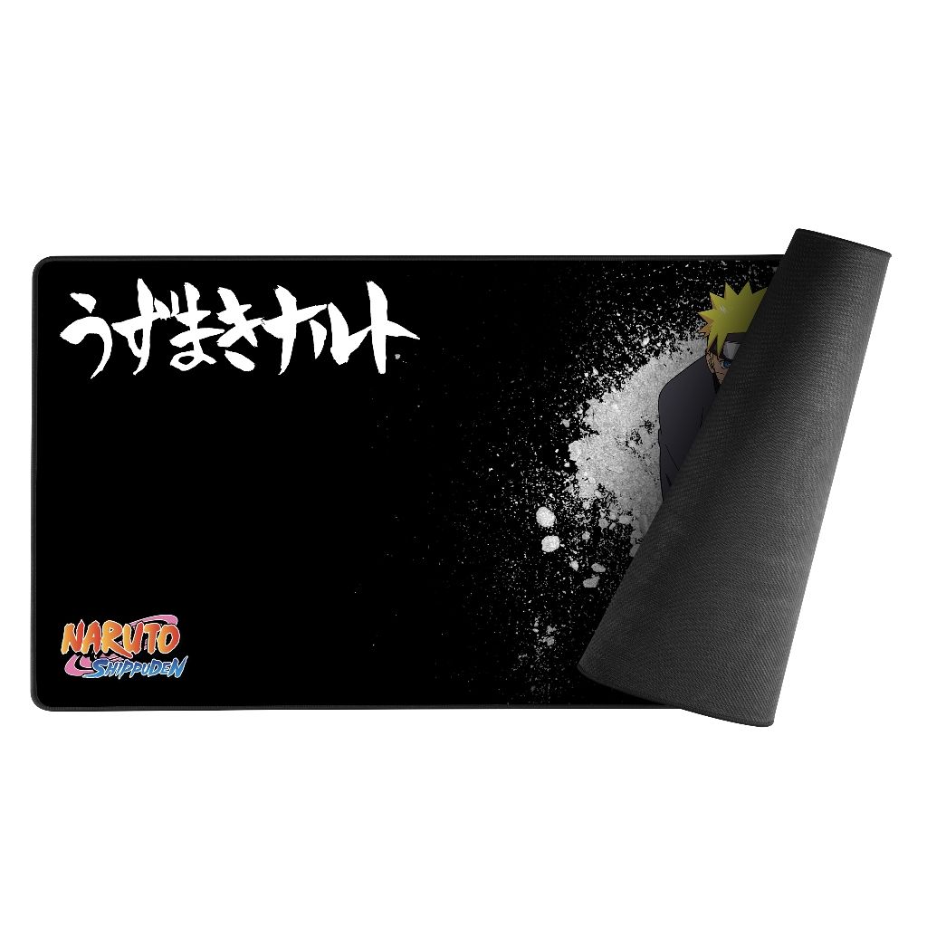 Tapis de souris Konix Naruto – Naruto – XXL – Noir – pour PC et consoles