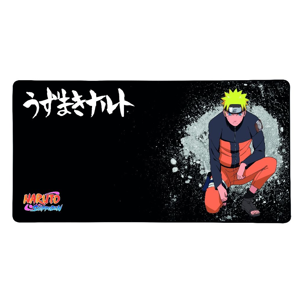 Tapis de souris Konix Naruto – Naruto – XXL – Noir – pour PC et consoles