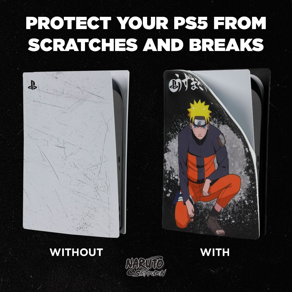 Accessoire Konix – Naruto PS5 Silicone Cover – Naruto – pour PS5 – Collection
