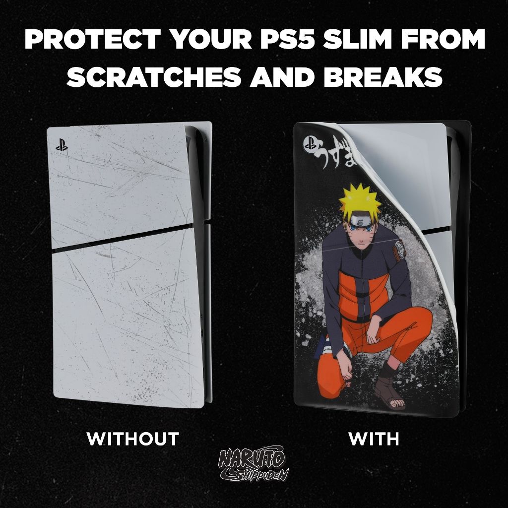 Accessoire Konix – Naruto PS5 Slim Silicone Cover – Naruto – pour PS5 – Collection