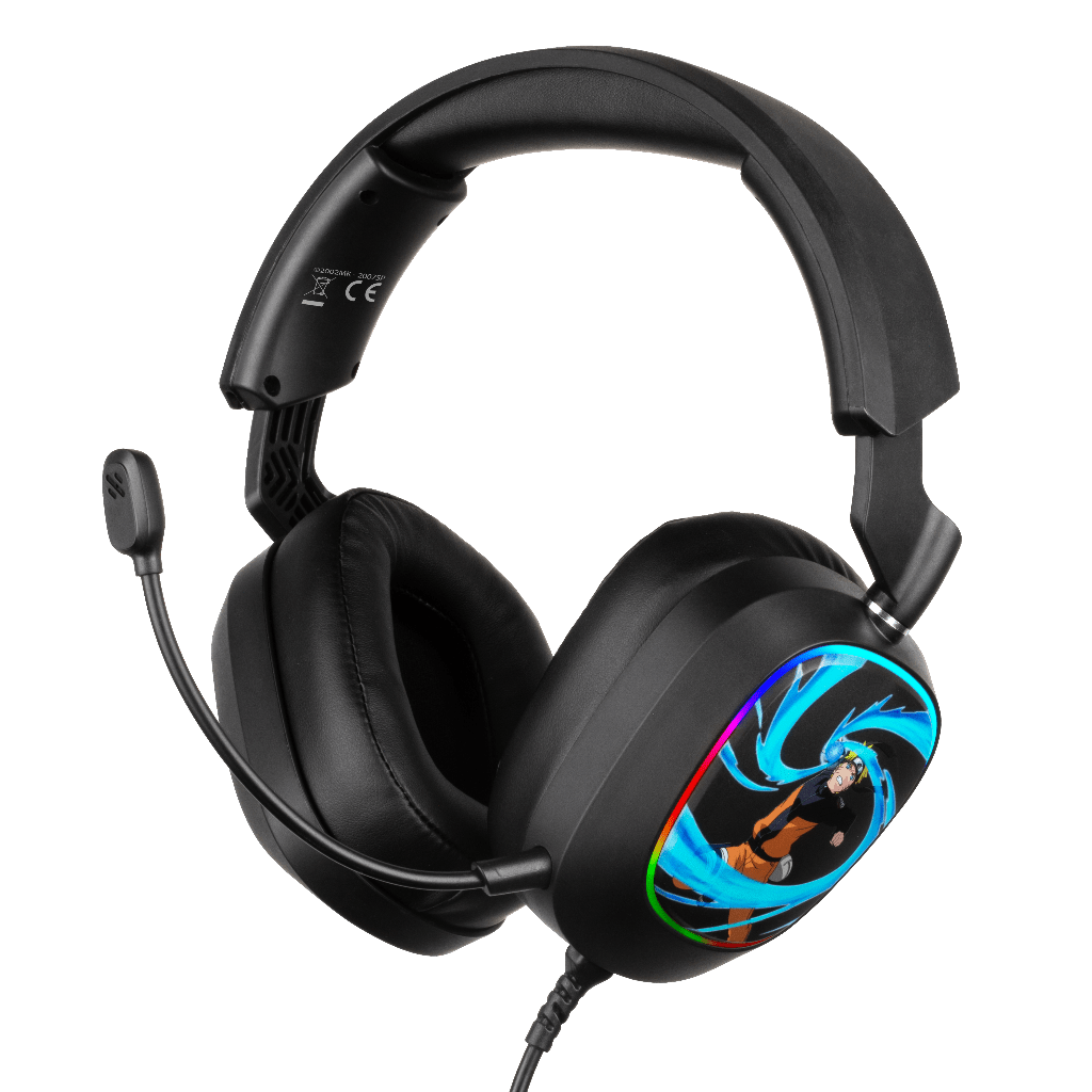 Casque Gaming Konix Naruto Shippuden 7.1 USB PC – Noir