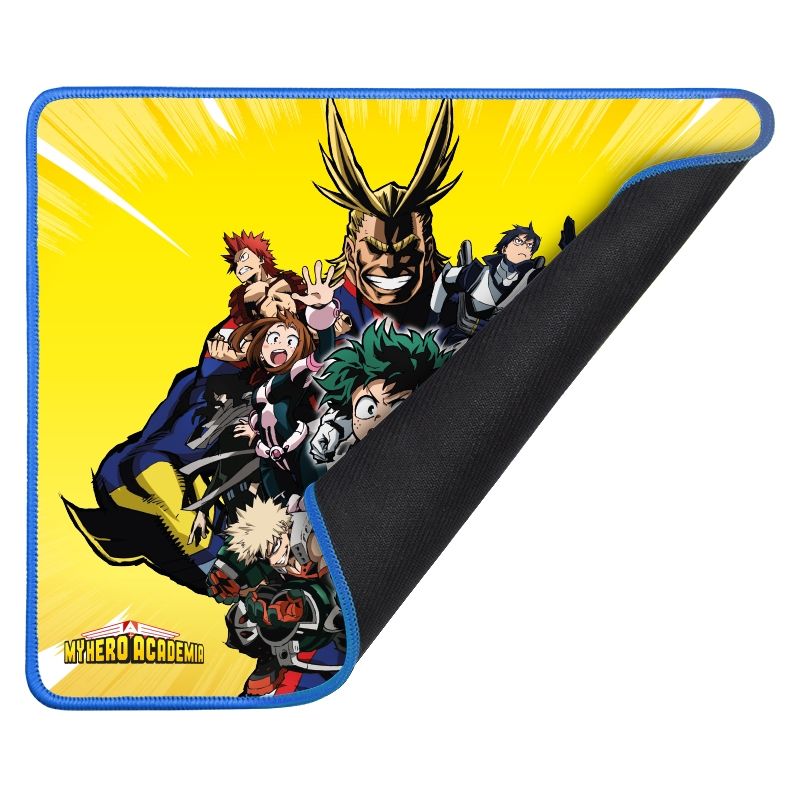 Tapis de souris Konix MHA Yellow – My Hero Academia – pour PC et consoles