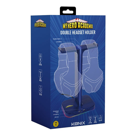 Accessoire Konix – MHA Stand Hub + Double Light – My Hero Academia – pour PC et consoles – Collection
