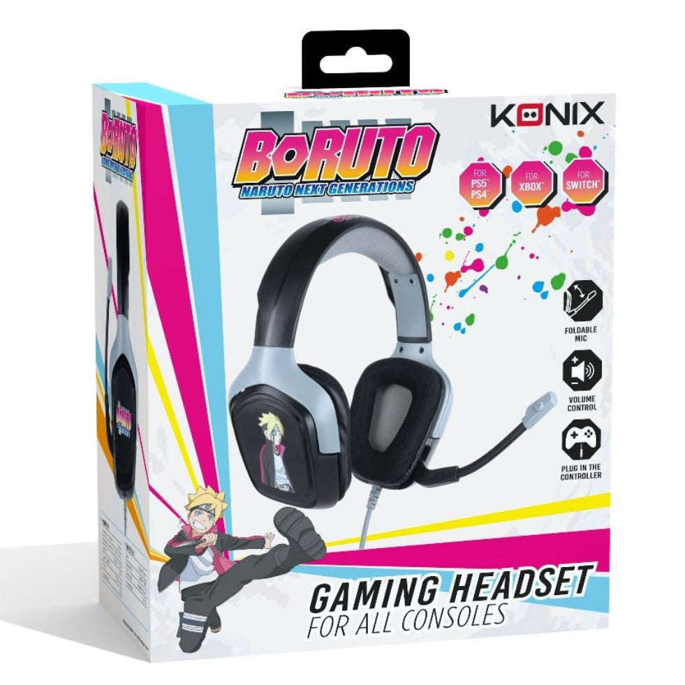 Casque Konix Boruto Gaming Headset – Boruto – pour PC et consoles – Collection