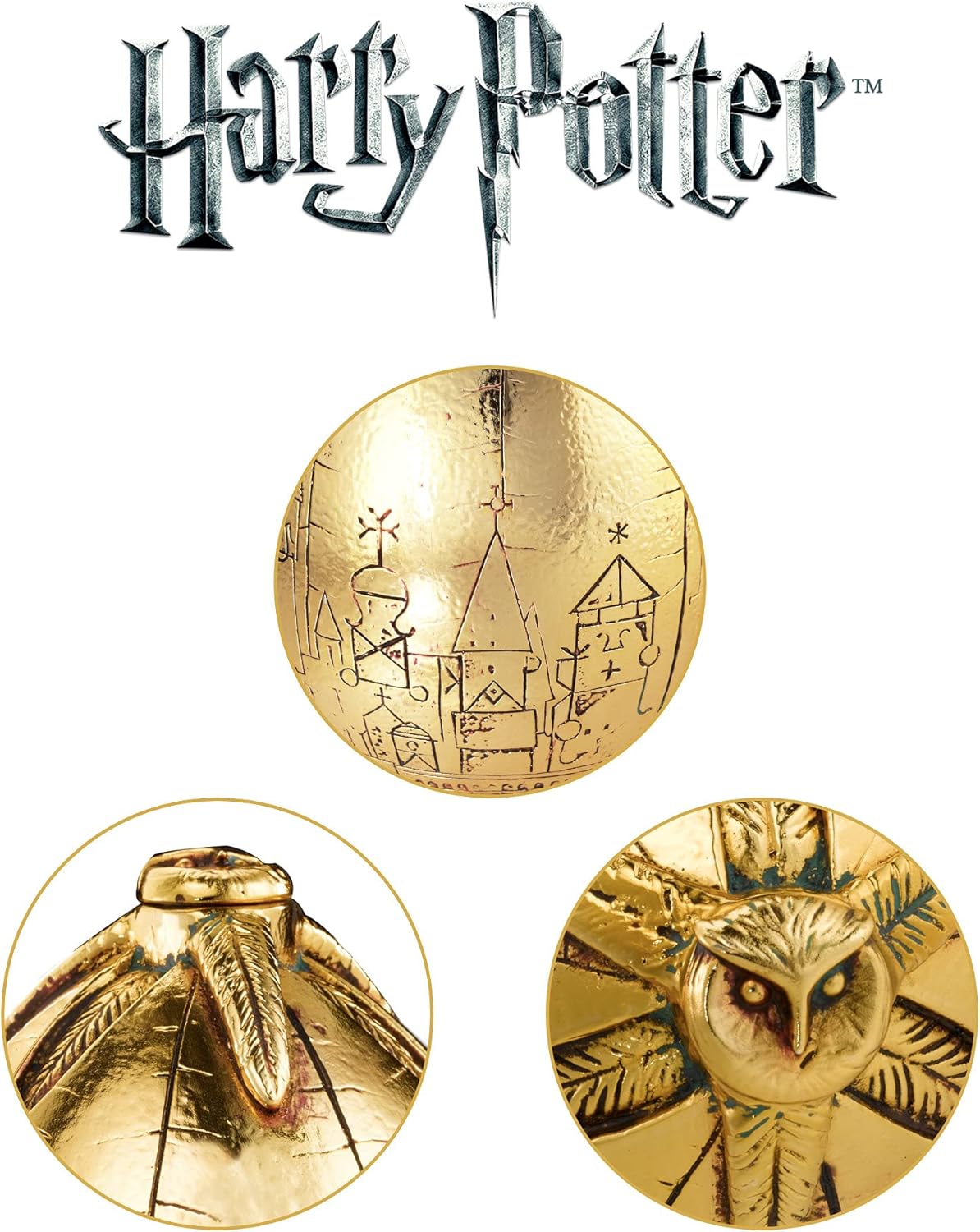 Oeuf d’Or taille réelle Harry Potter – The Noble Collection