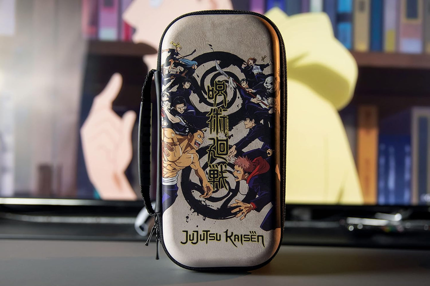 Sac de transport Konix Jujutsu Beige | Jujutsu Kaisen – pour Nintendo Switch & accessoires