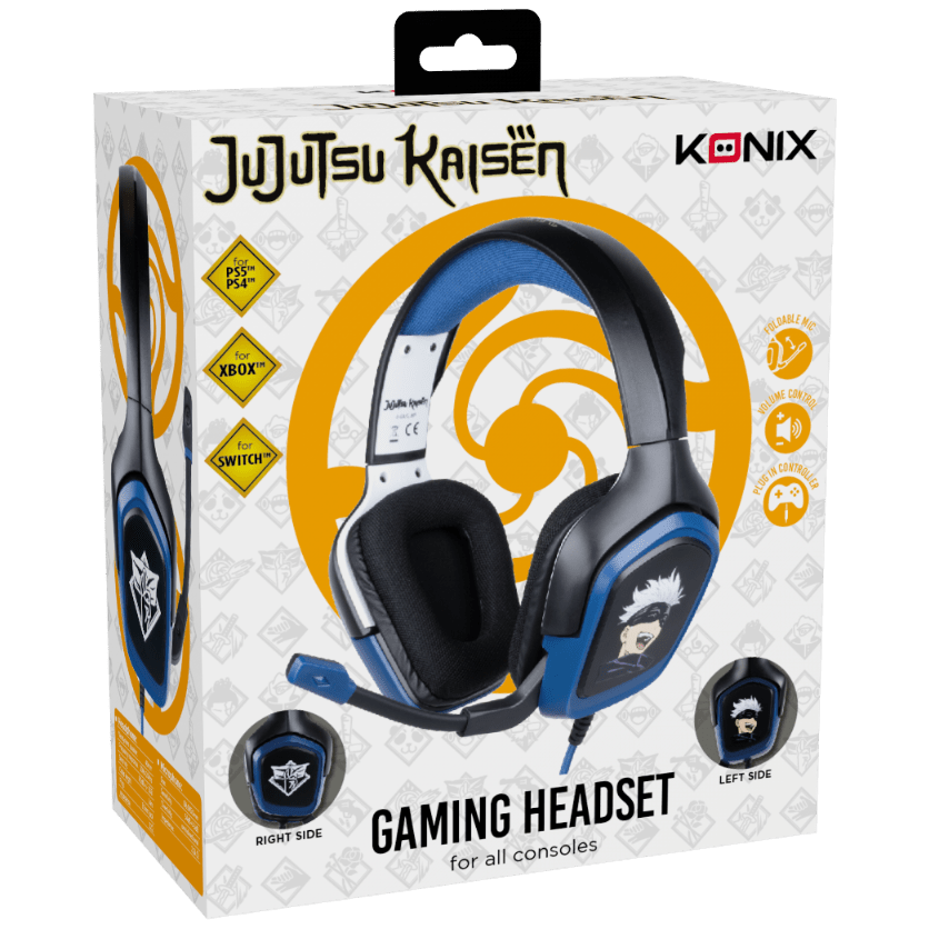 Casque Gaming Konix Jujutsu Kaisen Gojo Filaire Multi - Plateforme