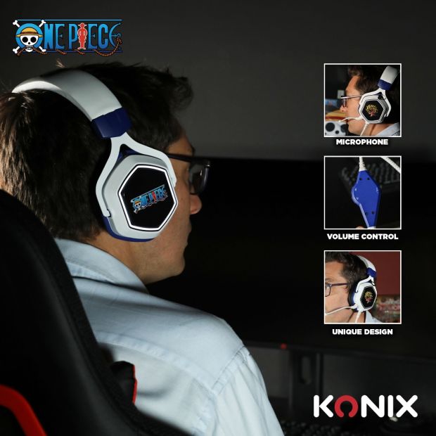 Casque Gaming Konix One Piece Luffy 7.1 – PC USB