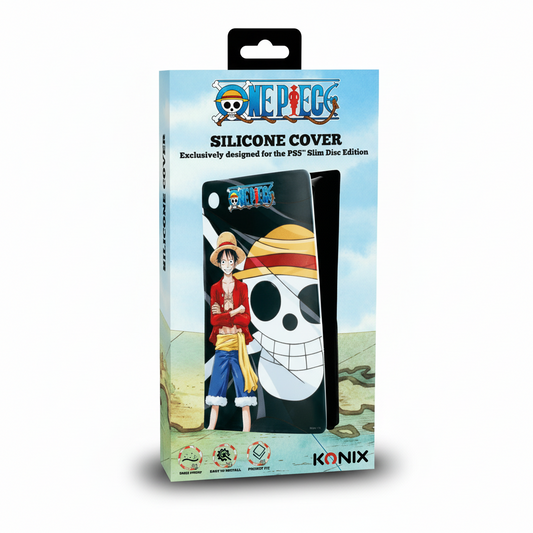 Accessoire Konix – One Piece PS5 Slim Silicone Cover – One Piece – pour PS5 Slim