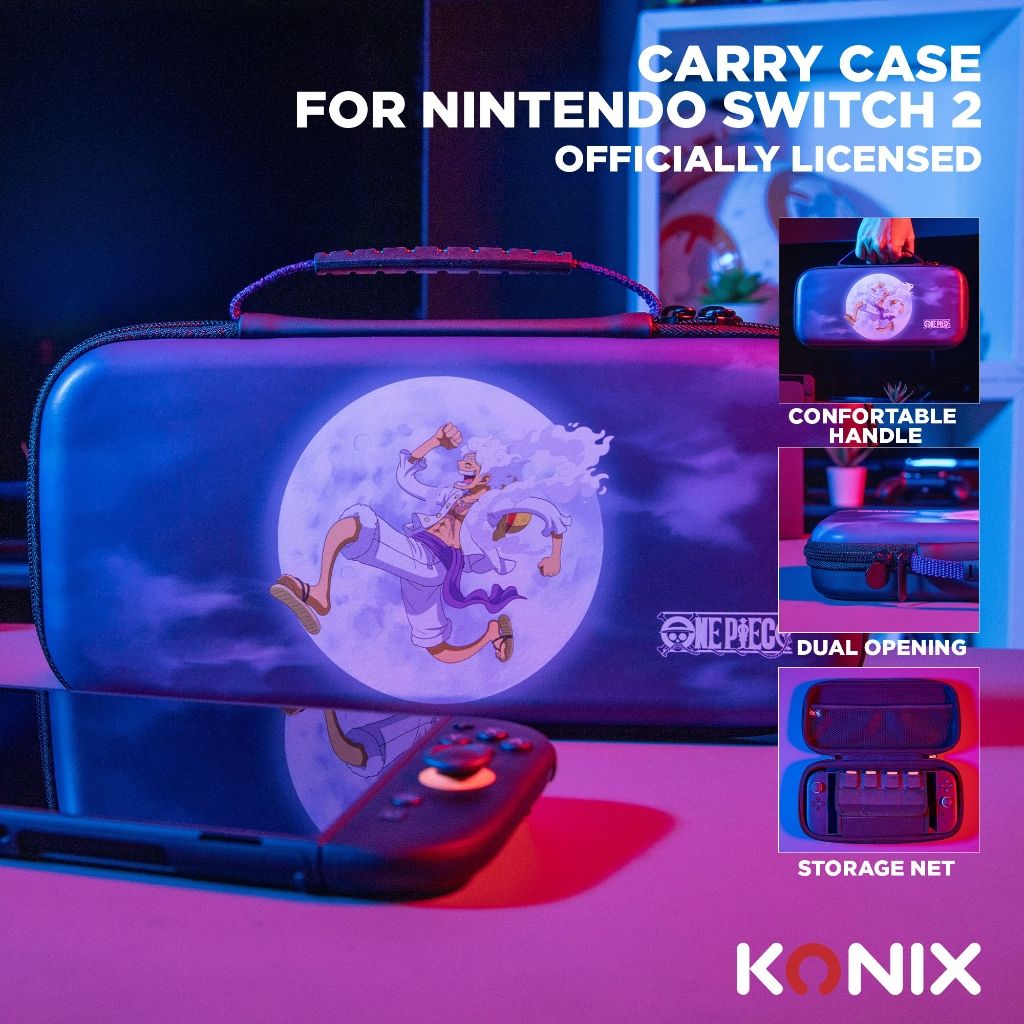 Sacoche Konix One Piece – Carry Bag Switch 2 – Moon – One Piece – pour console