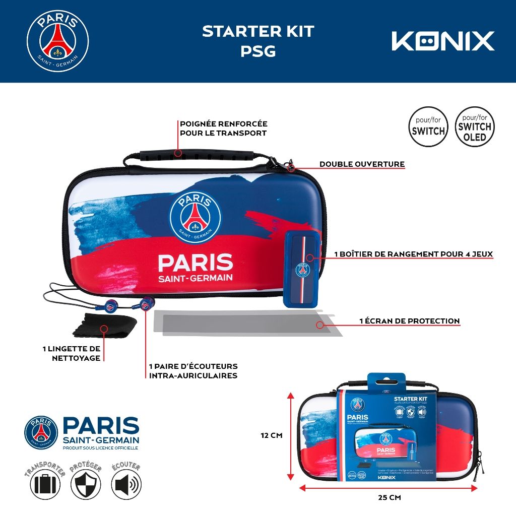 Starter Kit Konix PSG – Accessoires Switch – PSG – pour PC et consoles