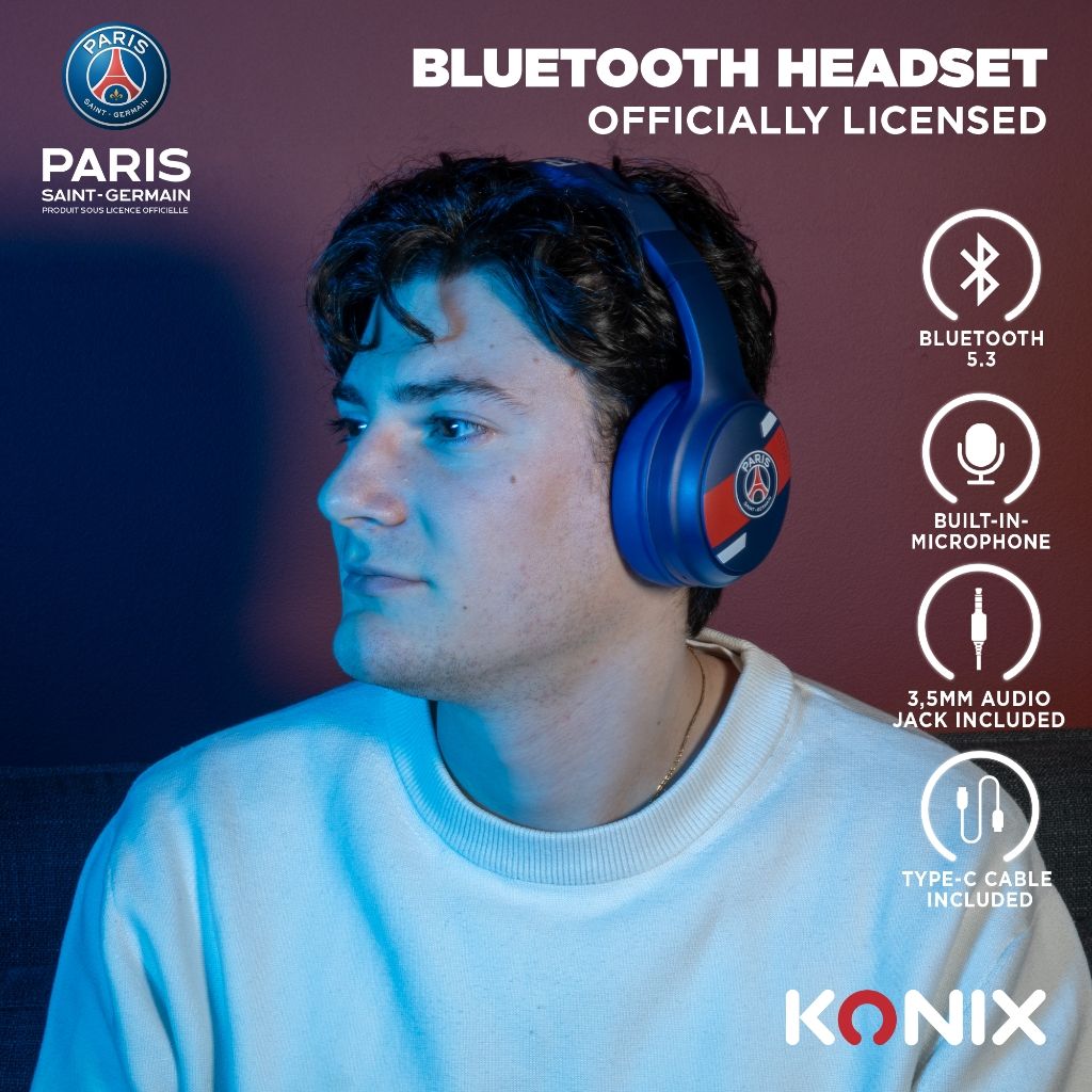 Casque Audio Konix PSG Bluetooth 5.3 – Micro et Jack 3,5 mm