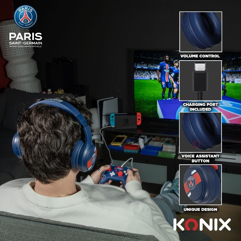 Casque Audio Konix PSG Bluetooth 5.3 – Micro et Jack 3,5 mm