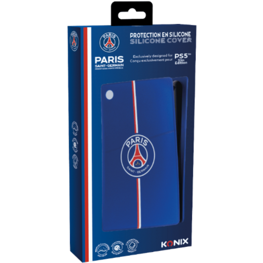 Accessoire Konix – Slim Silicone Cover – PSG – pour PS5 Slim