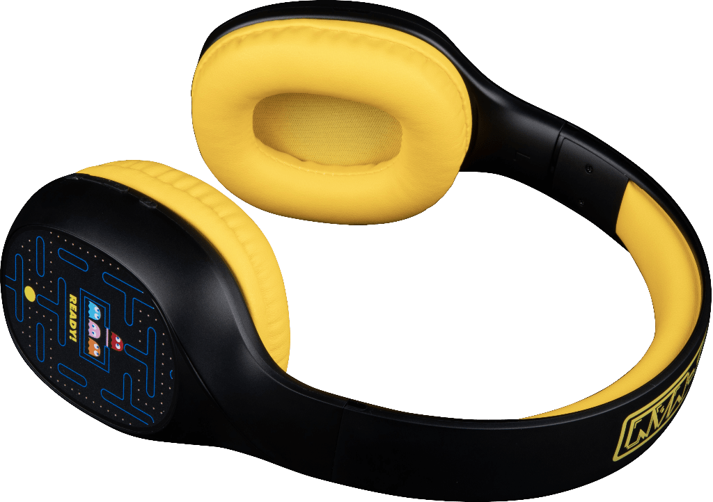 Casque Konix Pac - Man – Pac - Man – Bluetooth – pour PC et consoles