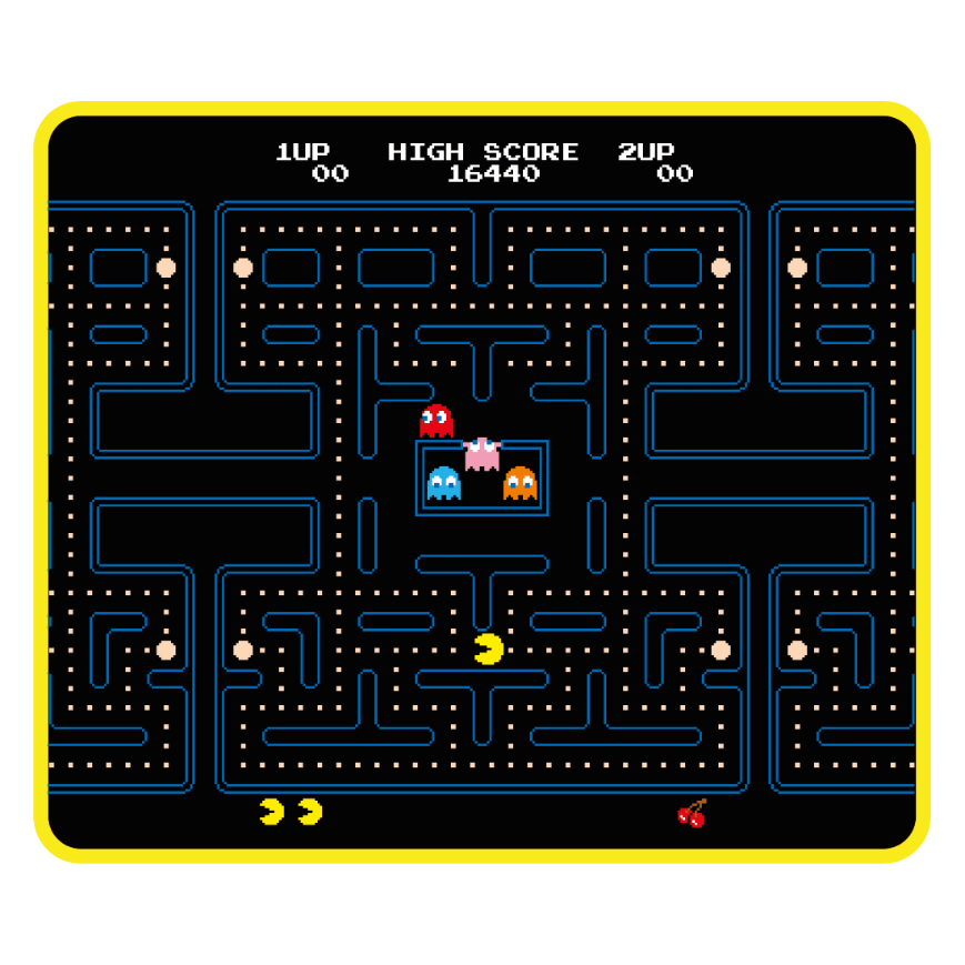 Tapis de souris Konix Pac - Man – Pac - Man – pour PC et consoles