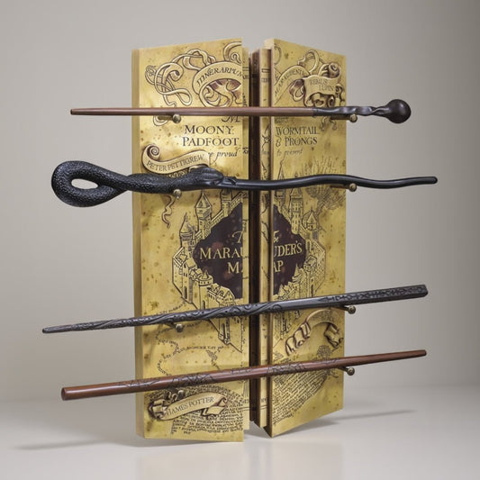 Présentoir 4 baguettes Carte du Maraudeur Harry Potter – The Noble Collection