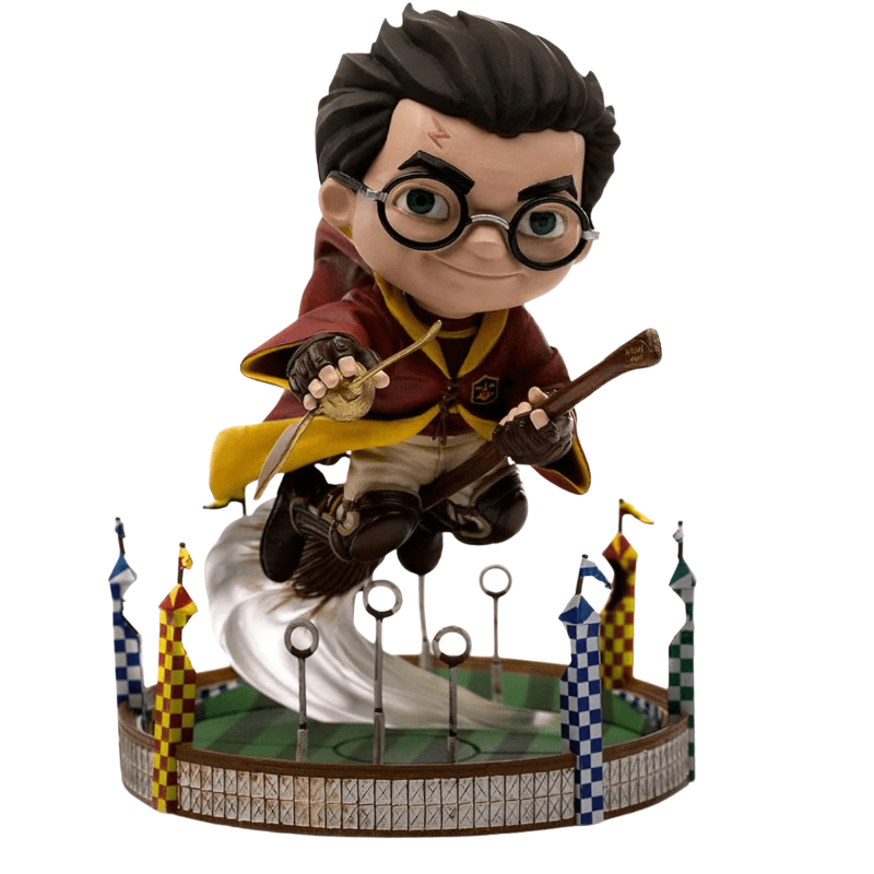 Figurine Harry Potter Match Quidditch Iron Studios MiniCo 13 cm