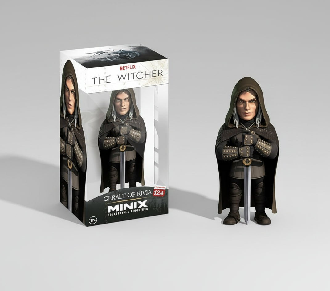 Figurine MINIX 124 - Geralt The Witcher - Saison 3 - 12cm | Collection