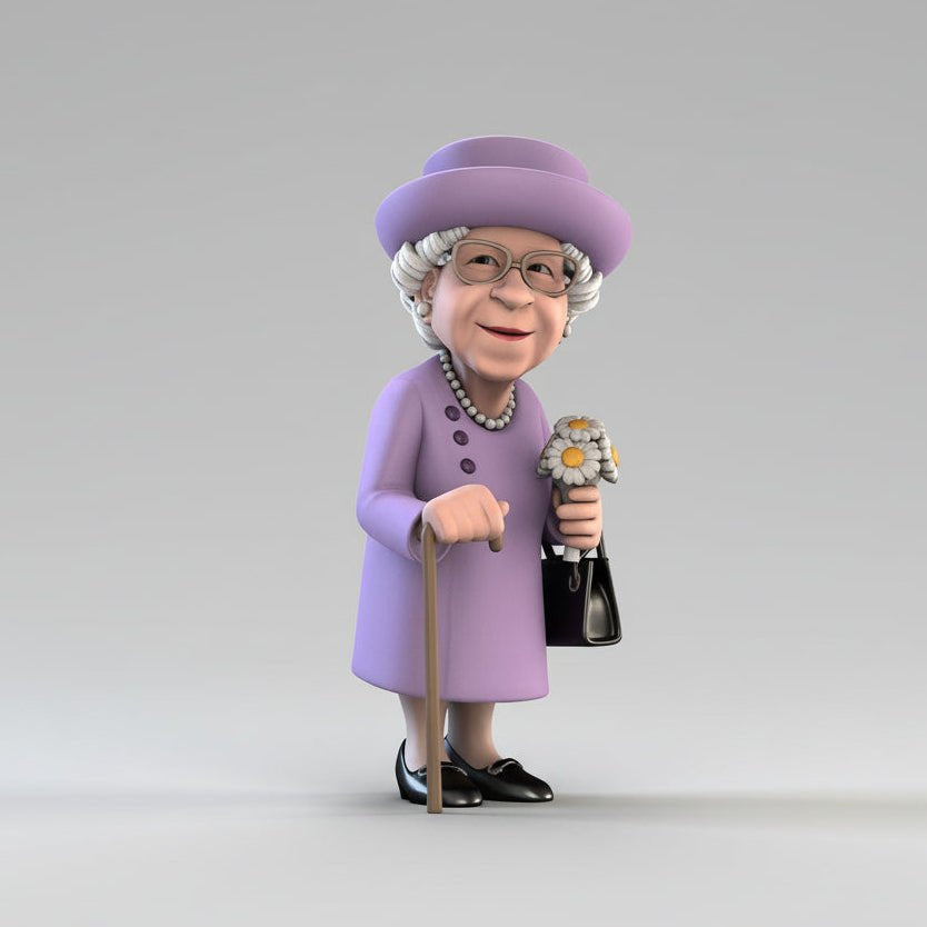 Figurine MINIX 70 - Renne Elizabeth II 12cm | Collection