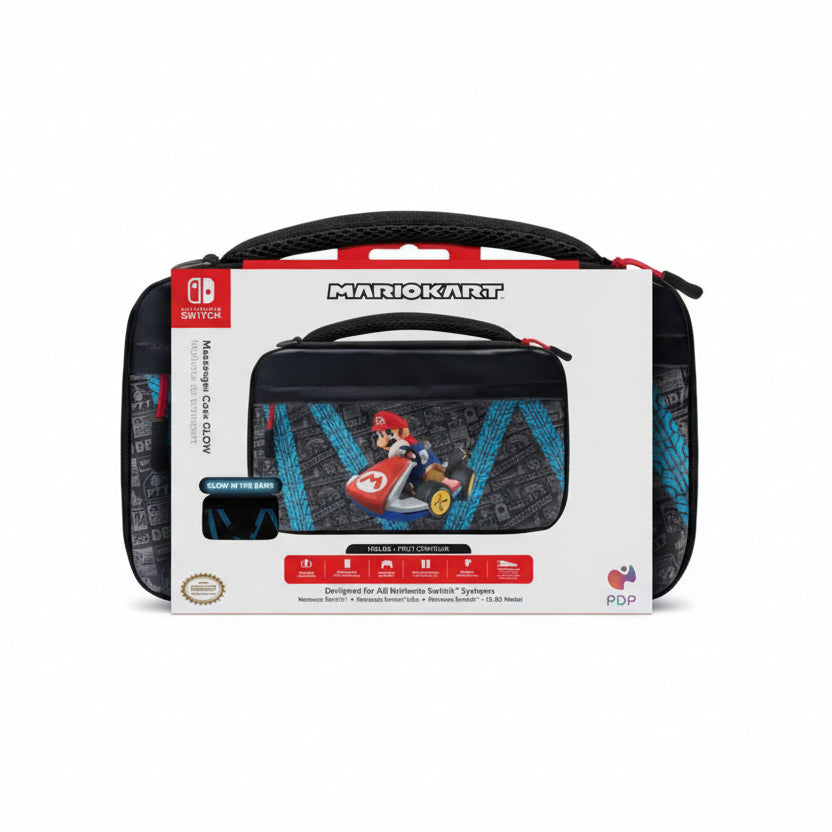 Sacoche PDP Messenger Case Mario Kart Drift GLOW | Nintendo Switch