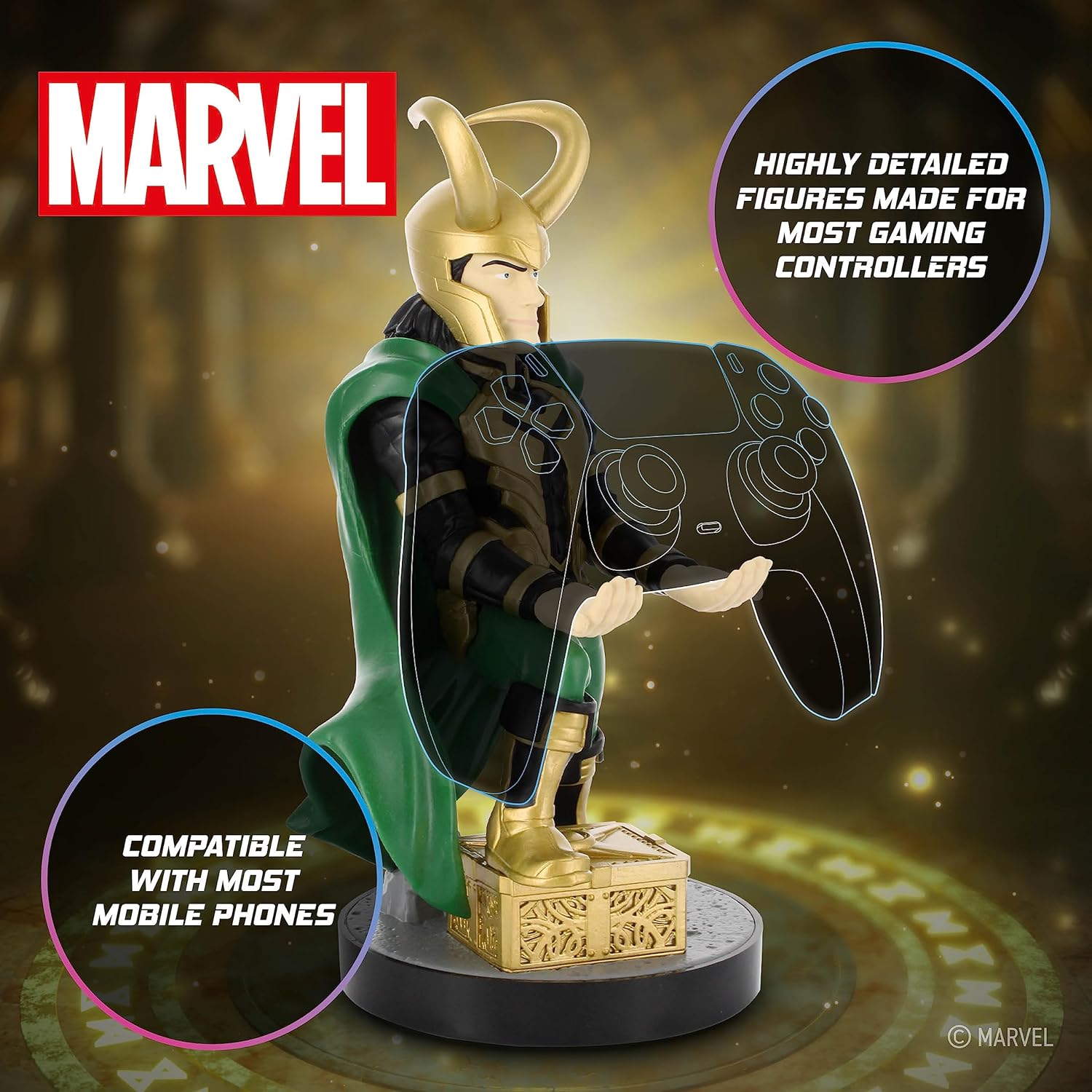 Support Manette et Téléphone Loki - Marvel