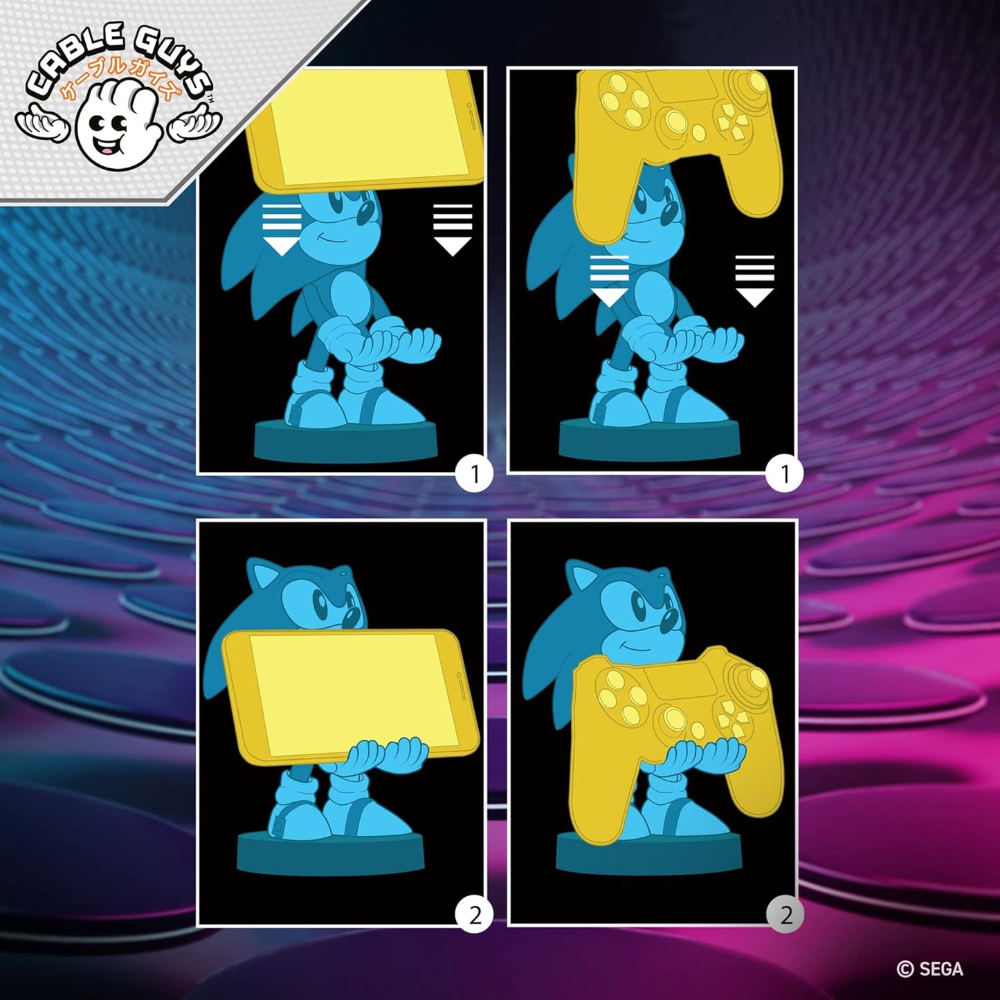 Support Manette et Téléphone Mickey - Disney