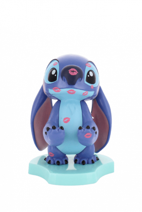 Support Téléphone et Écouteurs Stitch Bisous - Disney