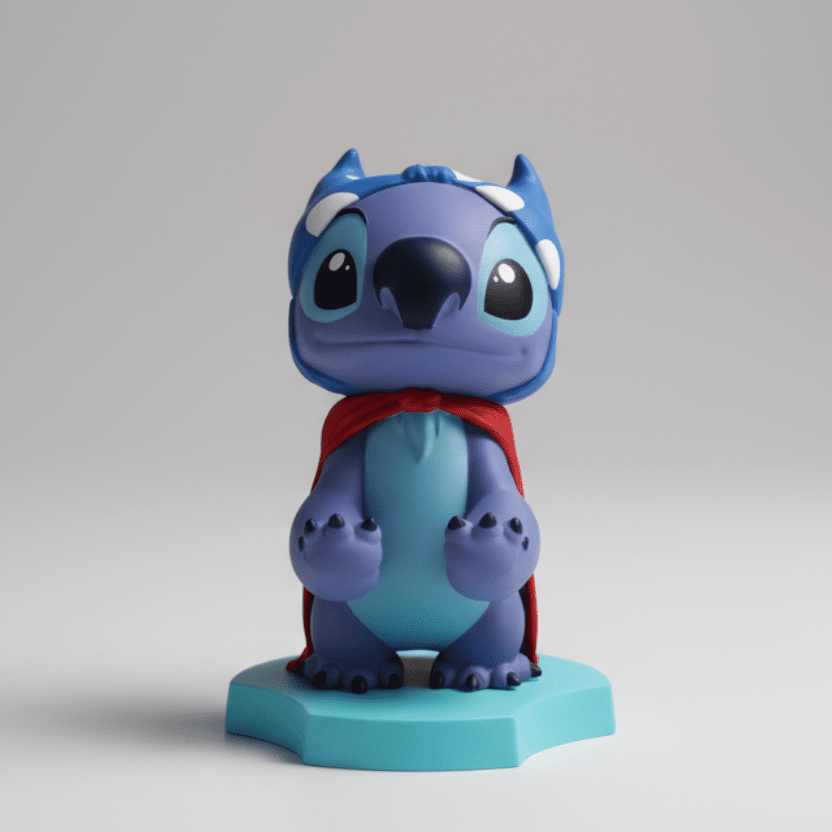 Support Téléphone et Écouteurs Stitch Underpants Hero - Disney